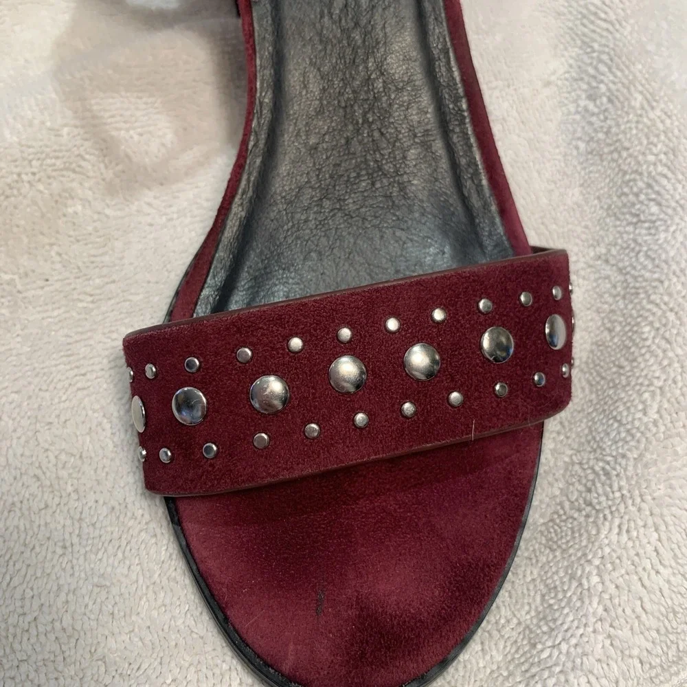 Sol Sana Purple Studded Chunky Heels Women's Size‎ Euro 38 - US 7.5